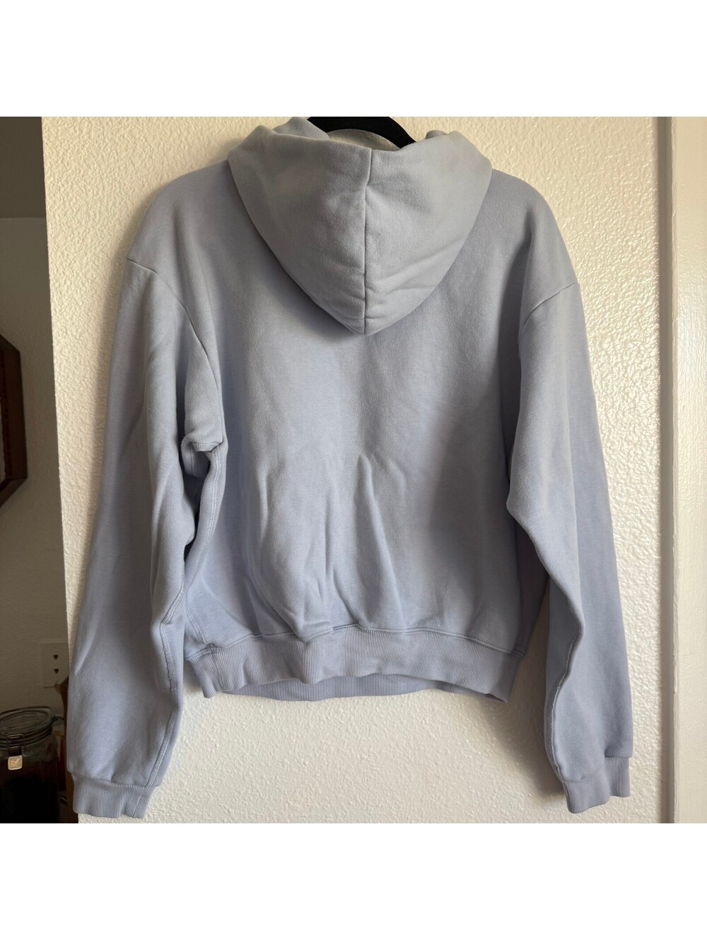SKIMS Cotton Fleece Classic Hoodie Periwinkle Blue Medium Discontinued - Picture 4 of 5